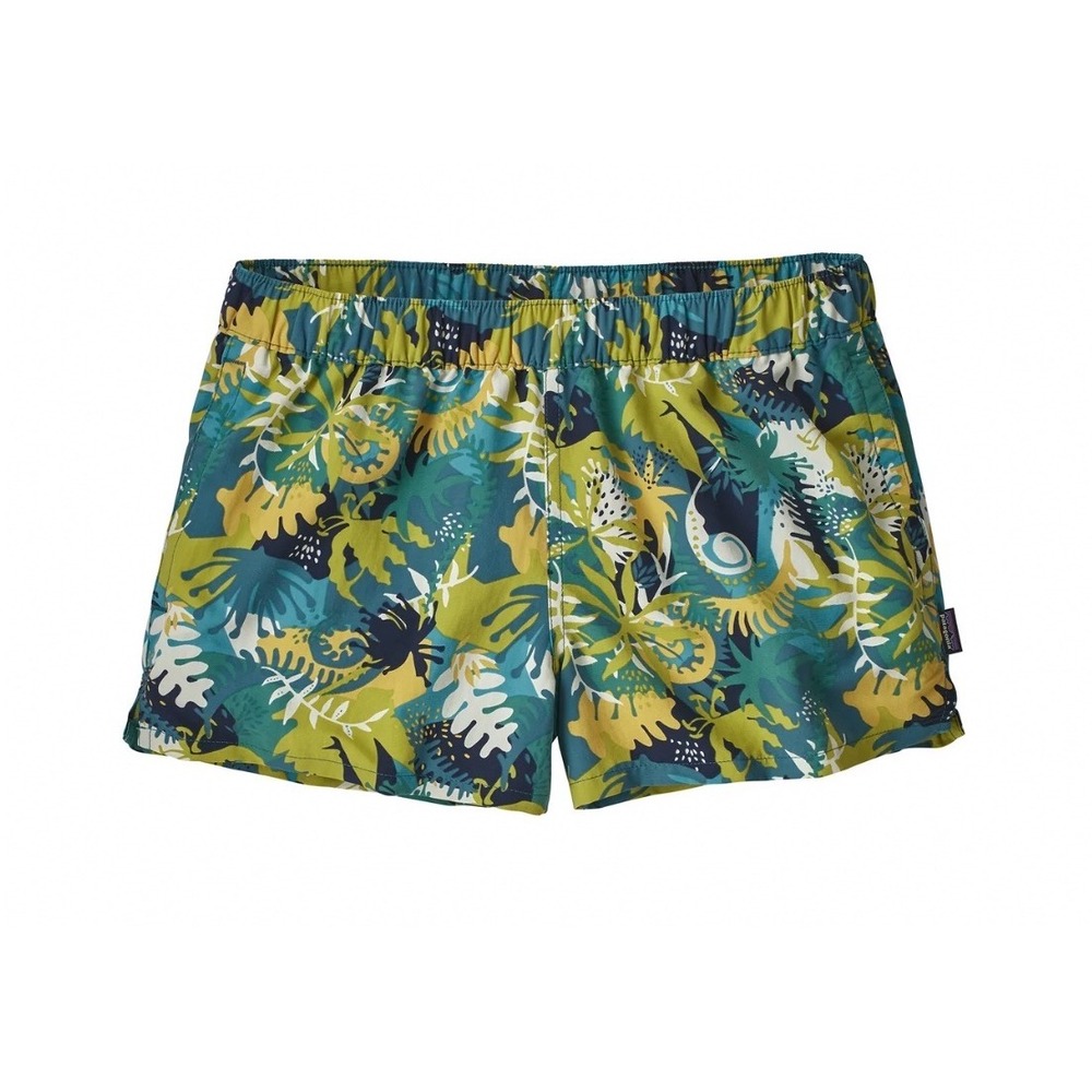 Patagonia Women's Barely Baggies 2.5" Shorts Wild Waratah Tasmanian Teal 57043